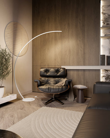 Lampa stojąca LED | Nowoczesna lampa łukowa