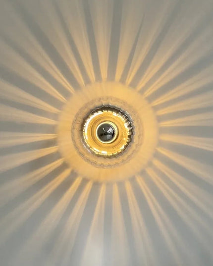 Kinkiet szklany w stylu Bauhaus | Lampa ścienna do wnętrz