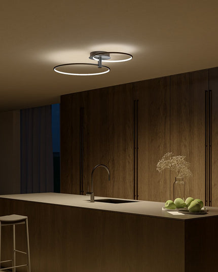 Nowoczesna lampa sufitowa LED | Plafon sufitowy z funkcją ściemniania