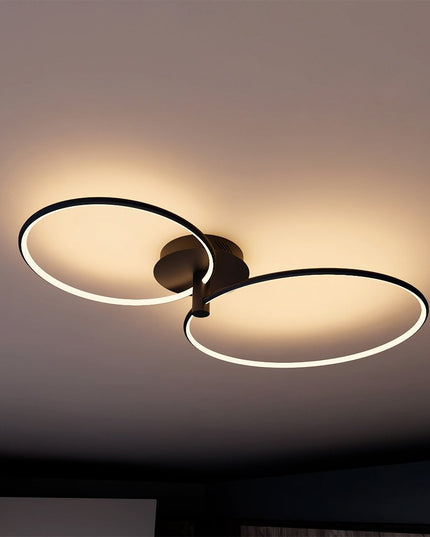 Nowoczesna lampa sufitowa LED | Plafon sufitowy z funkcją ściemniania