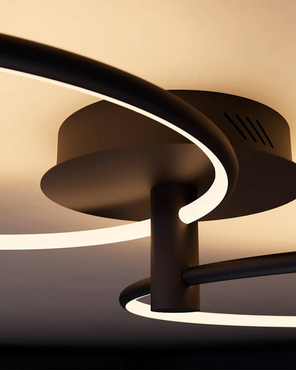 Nowoczesna lampa sufitowa LED | Plafon sufitowy z funkcją ściemniania