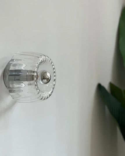 Kinkiet szklany w stylu Bauhaus | Lampa ścienna do wnętrz