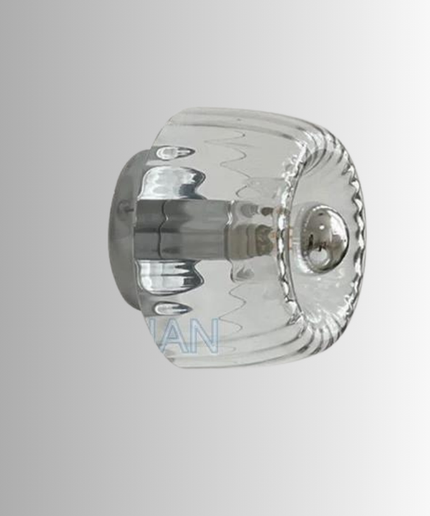 Kinkiet szklany w stylu Bauhaus | Lampa ścienna do wnętrz