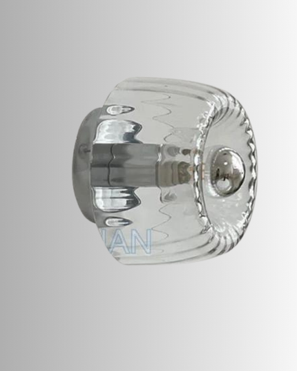 Kinkiet szklany w stylu Bauhaus | Lampa ścienna do wnętrz