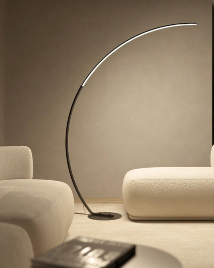 Lampa stojąca LED | Nowoczesna lampa łukowa