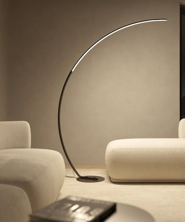 Lampa stojąca LED | Nowoczesna lampa łukowa