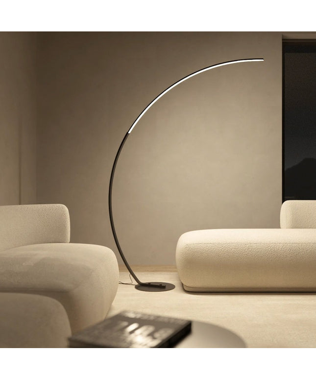 Lampa stojąca LED | Nowoczesna lampa łukowa