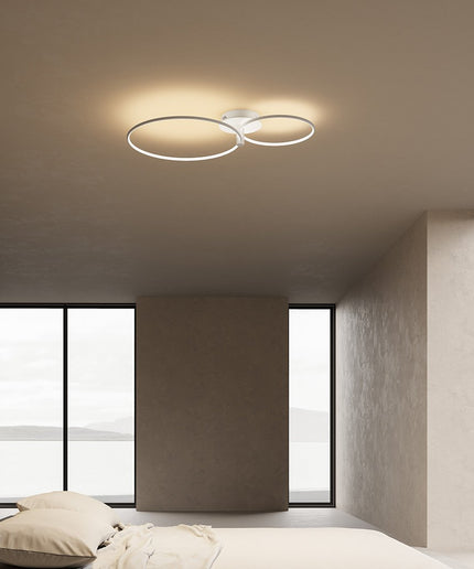 Nowoczesna lampa sufitowa LED | Plafon sufitowy z funkcją ściemniania