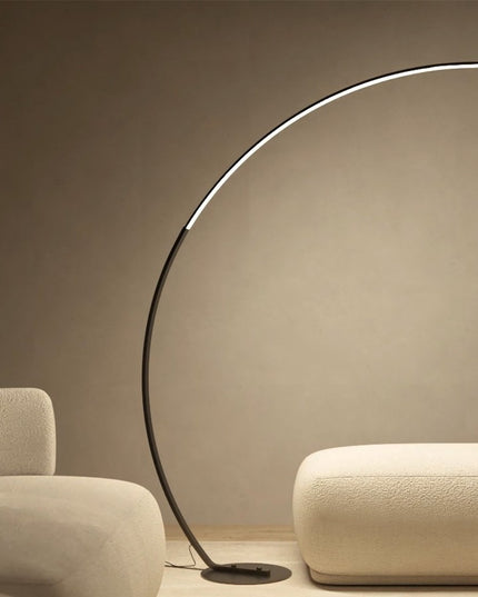 Lampa stojąca LED | Nowoczesna lampa łukowa