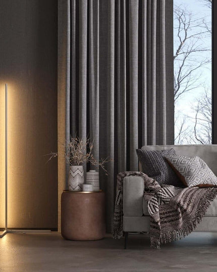 Lampa stojąca LED | Minimalistyczny design czarny