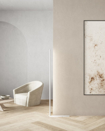 Lampa stojąca LED | Minimalistyczny design czarny