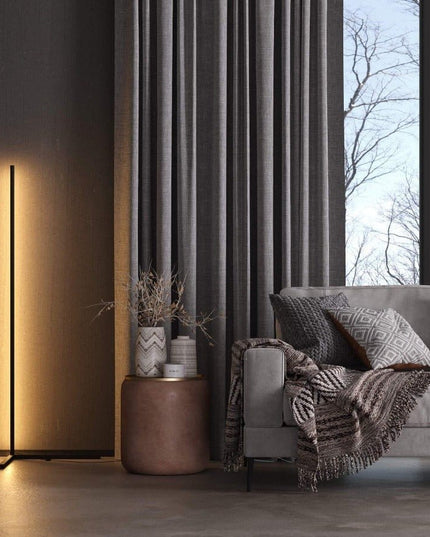 Lampa stojąca LED | Minimalistyczny design czarny