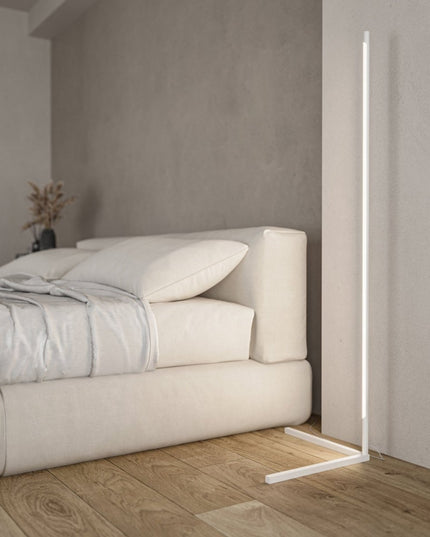 Lampa stojąca LED | Minimalistyczny design czarny