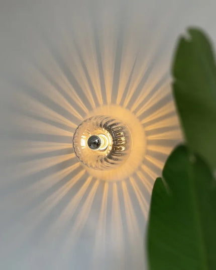 Kinkiet szklany w stylu Bauhaus | Lampa ścienna do wnętrz