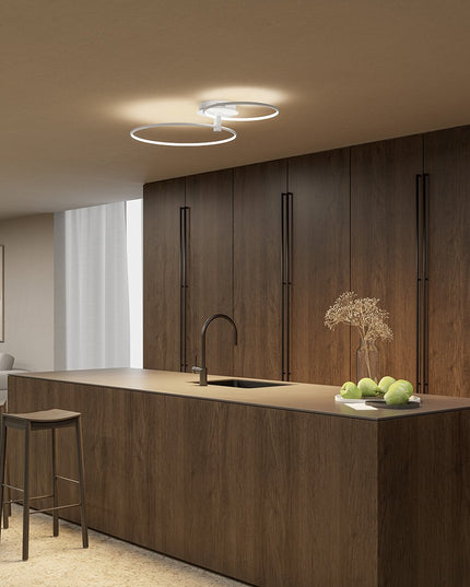 Nowoczesna lampa sufitowa LED | Plafon sufitowy z funkcją ściemniania