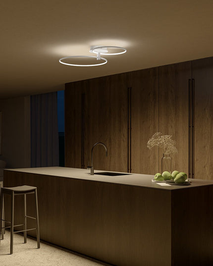 Nowoczesna lampa sufitowa LED | Plafon sufitowy z funkcją ściemniania